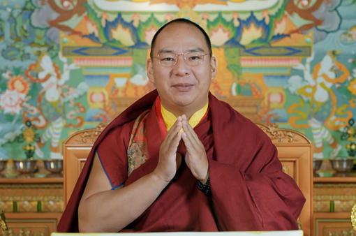 པཎ་ཆེན་རིན་པོ་ཆེས་གནང་བའི་བོད་མེ་རྟ་ལོའི་ལོ་གསར་ཤིས་ཚིག